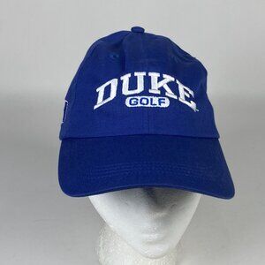 Duke University Golf Baseball Cap Dad Hat Strap Back Blue Authentic Headgear